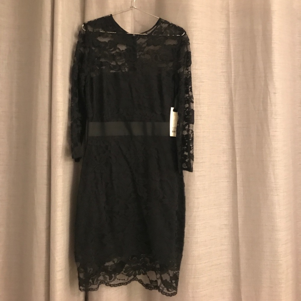 BB Dakota black lace dress